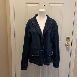 Stretch denim jacket